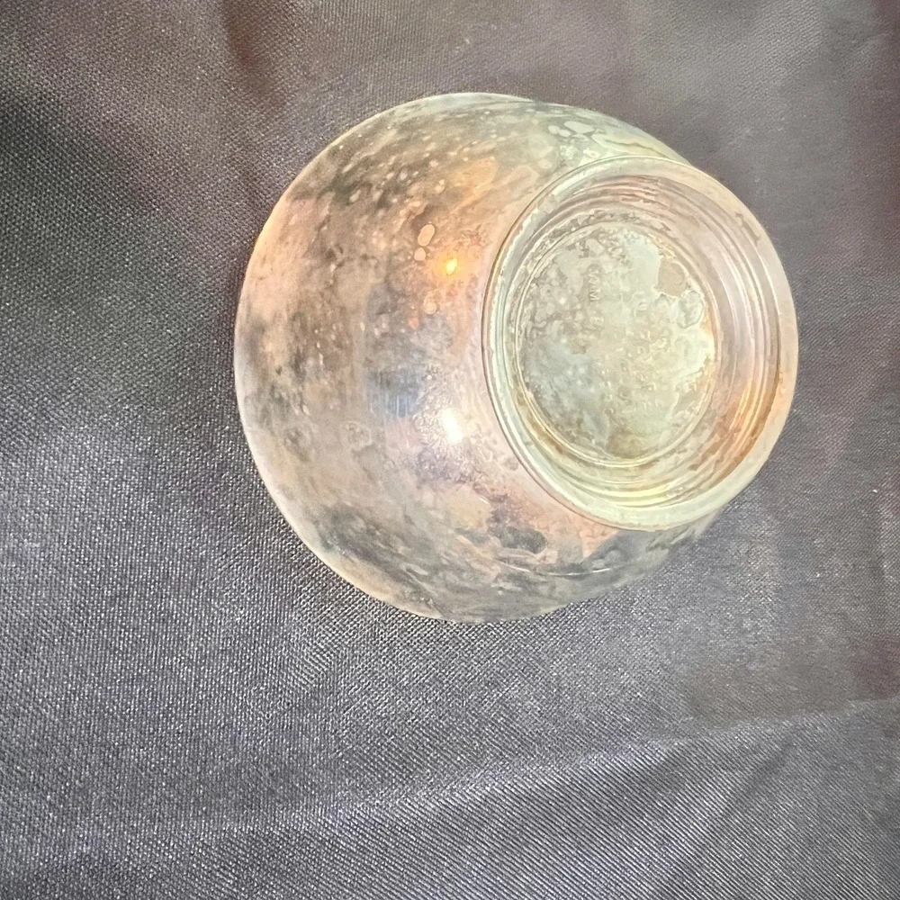 Vintage WM. A. Rogers Paul Revere Reproduction Silverplate Bowl 4″ Colonial‎